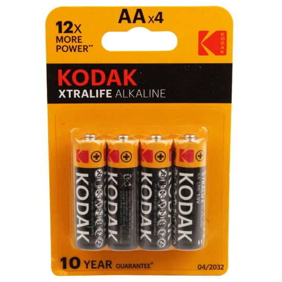 Imagen de Baterías Alcalinas AA de Larga Duración y Alta Capacidad - Kodak