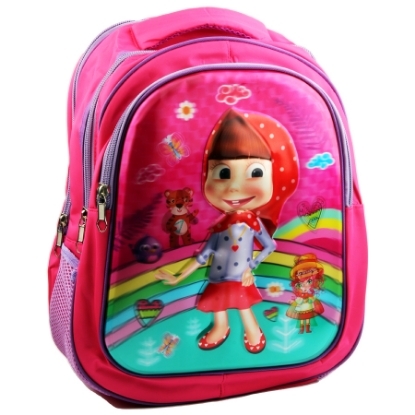 Picture of SCHOOL BACK BAG 3 ZIPPERS PRINTED 3D 4157