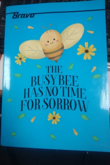 Image de Cahier agrafé Universitaire, 60 Feuilles Anglais, A4 - Bravo