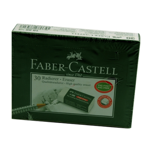 图片 白色橡皮擦 30片 Faber-Castell 8538型号