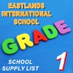 Picture of School Supplies List – Eastlands International School Grade 1