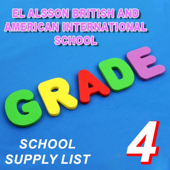 Bild von Schulbedarfsliste – Al Alsson British American International School IB – Klasse 4