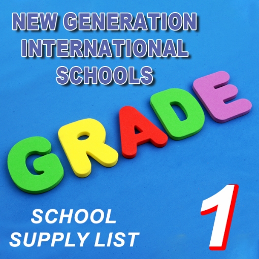 Picture of School Supplies List – New Generation International School Grade - 1