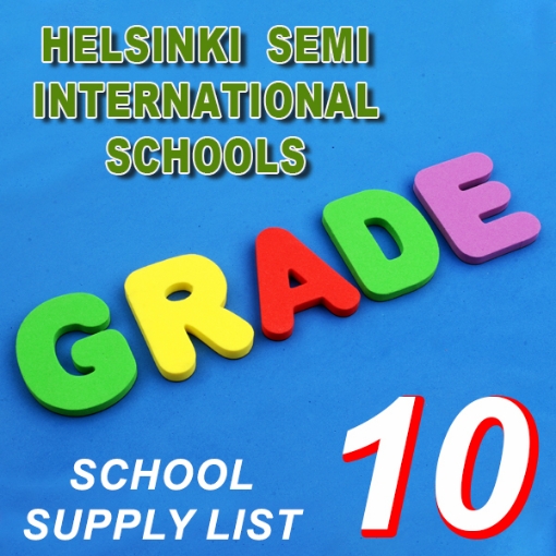 Picture of Helsinki semi international school Grade-10School Supplies List – Helsinki Language School Grade 10