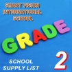 Picture of School Supplies List - Smart Vision International School, Second Grade