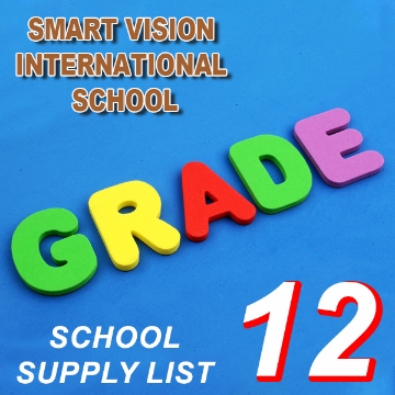 Show details for School Supplies List – Smart Vision International School, Third Secondary Grade Picture of School Supplies List – Smart Vision International School, Third Secondary Grade