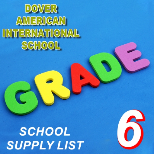 Image de Liste de fournitures scolaires - École internationale américaine de Dover - Sixième année