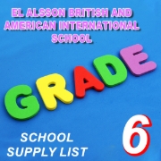 Bild von Schulbedarfsliste – Al Alsson British American International School IB – Klasse 6
