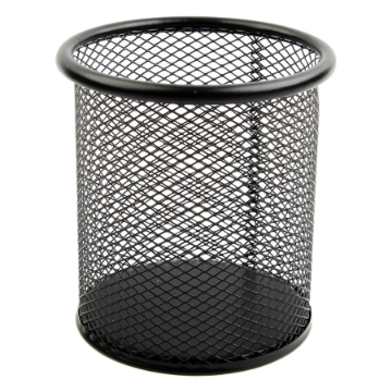 Show details for Simba Round Mesh Metal Pen Holder Black - Model H802 Picture of Simba Round Mesh Metal Pen Holder Black - Model H802