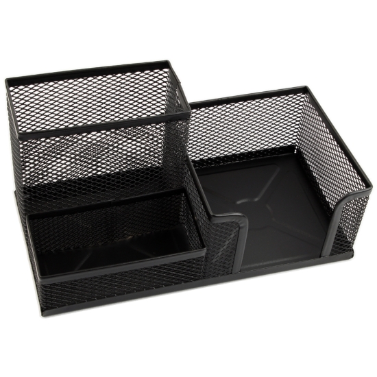 Bild von Schreibtisch-Organizer Metallgitter schwarz - Simba Modell H9058