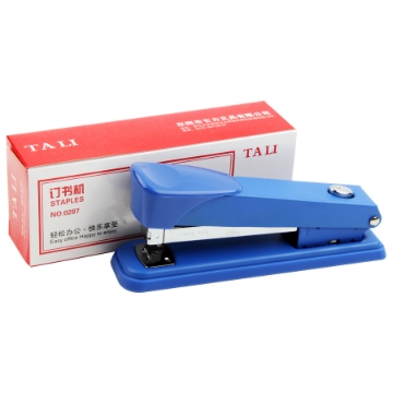 显示明细 蓝色金属办公订书机 – TALI 0287 图片 蓝色金属办公订书机 – TALI 0287