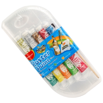 Zeige Details für Plakatfarben Tuben 10 Farben 10 ml Keyroad Modell KR972247 Bild von Plakatfarben Tuben 10 Farben 10 ml Keyroad Modell KR972247