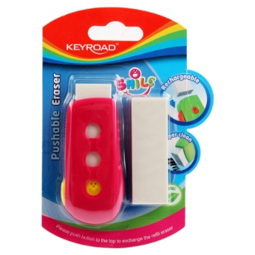 Zeige Details für Keyroad Druckradiergummi mit Nachfüllung, 1 Stück auf Karte – Modell KR971846 Bild von Keyroad Druckradiergummi mit Nachfüllung, 1 Stück auf Karte – Modell KR971846