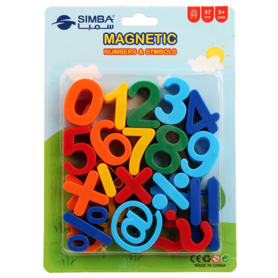 Picture of Educational English Numbers Magnet Plastic - Simba HN6007