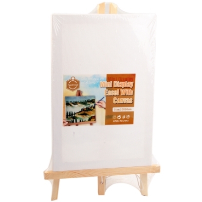 Picture of Wooden drawing stand with canvas model 2030TZK