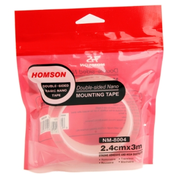 Show details for sellotape Roll Double Face Silicone Transparent 2.4 cm 3 meters - Homson NM-8004 Picture of sellotape Roll Double Face Silicone Transparent 2.4 cm 3 meters - Homson NM-8004