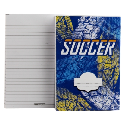 Picture of Lined Notebook white paper Soccer 80 Sheets - Extra Line Panda 8