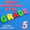 Picture of School Supplies List – Emerald International School Grade 5