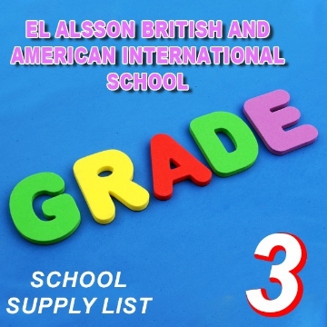 Show details for School Supplies List - Al Alsson British and American International School, Third Grade Picture of School Supplies List - Al Alsson British and American International School, Third Grade