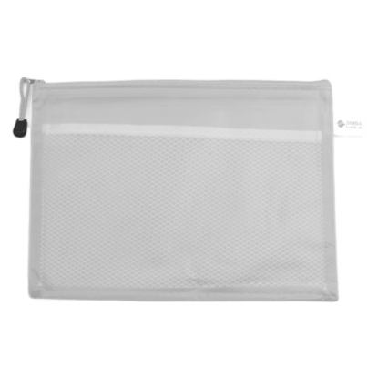 Picture of Plastic Zipper Folder White B4 Simba – 4-S6645