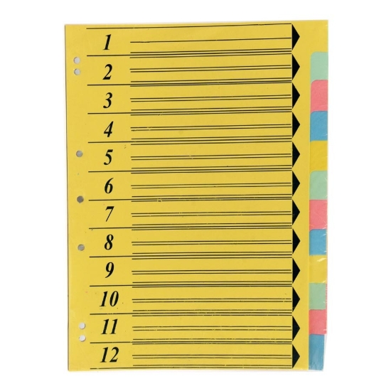 Picture of Cardboard Dividers12-Color