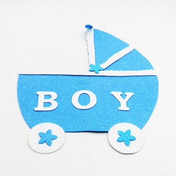 Show details for Large Glitter Foam Wheel for Baby Boy and Girl Picture of Large Glitter Foam Wheel for Baby Boy and Girl