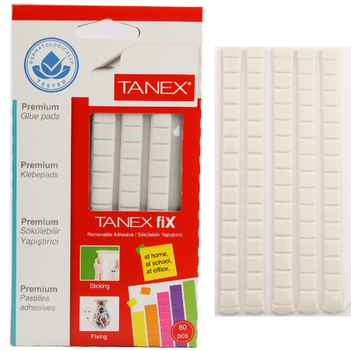 Picture of Adhesive Paste 50 g 80 pcs White Color - Tanex