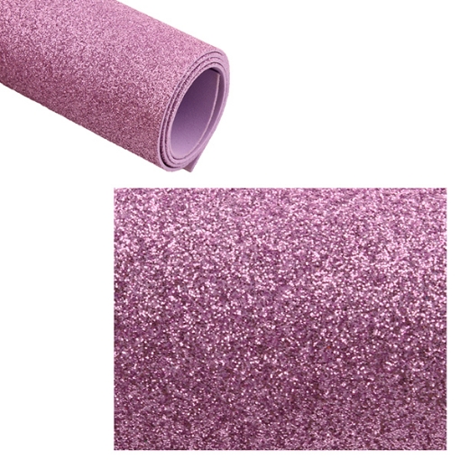 Picture of Glitter Purple EVA Foam Sheet, 2 mm 50*70 cm Colors - Simba