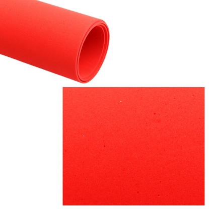 Picture of EVA glitter Foam sheet, Red 2mm 50x70 cm - Simba