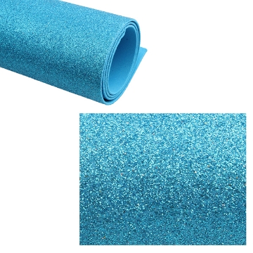 Show details for EVA glitter Foam sheet, Light Blue 2mm 50x70 cm - Simba Picture of EVA glitter Foam sheet, Light Blue 2mm 50x70 cm - Simba