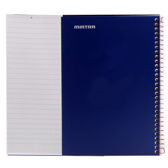 Image de Cahier de collège, fil poly simple, 100 feuilles, 56 g, 16,5 x 24 cm, Mintra