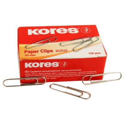 Picture of Pin clips box 33 mm Kores