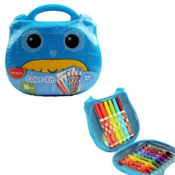 Zeige Details für Malset in Kunststofftasche mit Ausmalposter + 8 Wachsmalstiften + 6 Filzstiften – Keyroad Modell KR972321 Bild von Malset in Kunststofftasche mit Ausmalposter + 8 Wachsmalstiften + 6 Filzstiften – Keyroad Modell KR972321