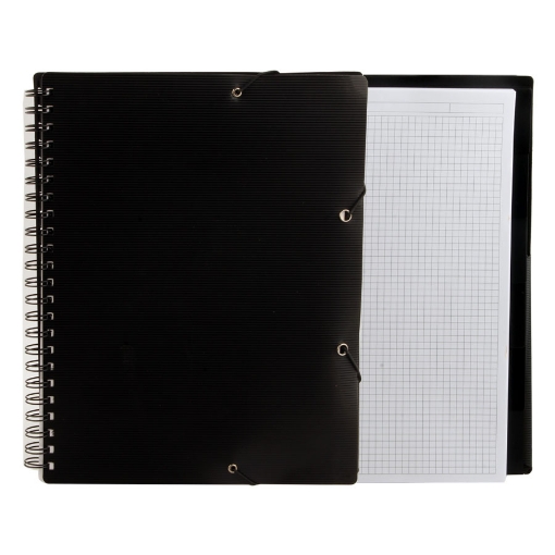 Picture of University wire bound notebook 90g, 90-page, and 0.5cm thick, 22.3 x 29.7cm Auchan