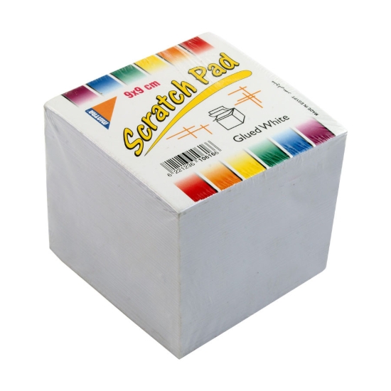 Picture of ورق صابون ساسي بالغراء 9×9 أبيض