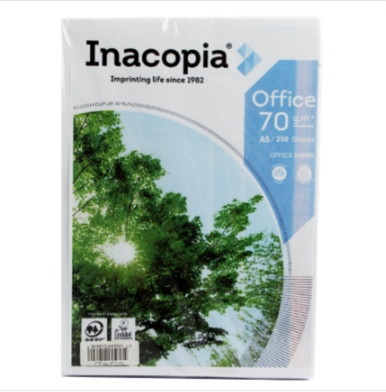 Picture of Office Copy Paper Pack 70gsm 250 Sheets inacopia