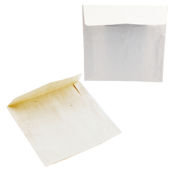 Bild von Papier-CDs Umschlag, Weiß