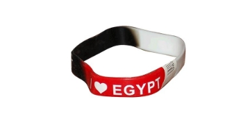 Zeige Details für Ägypten Flagge Plastik Gummi Armbänder Bild von Ägypten Flagge Plastik Gummi Armbänder