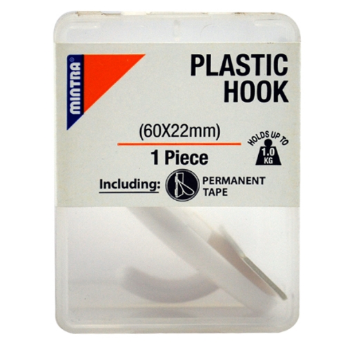 Picture of Plastic Hanger 60x22 mm - Mintra 94050