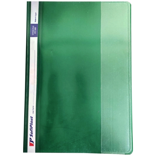 Picture of Super Lux Foolscap Dossier with Cover 50x35 cm Green - Sofiplast