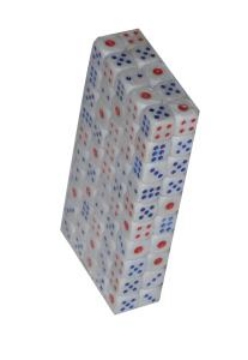 Show details for Small Colored Dice by one (Red & Blue) Picture of Small Colored Dice by one (Red & Blue)