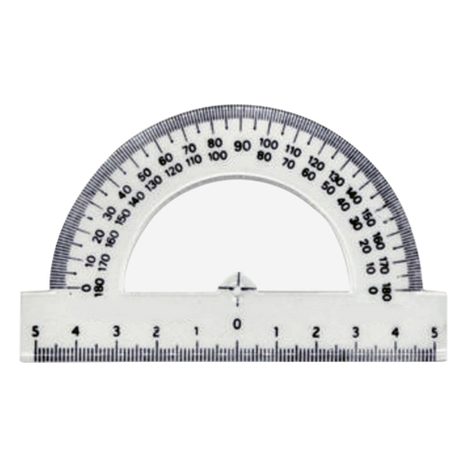 Picture of Protractor 180 degrees 20 cm Model KO3200