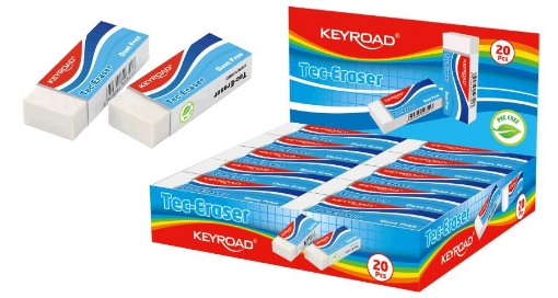 Picture of Keyroad Tec-Eraser Jumbo White KR970980-20 pcs