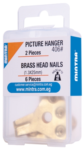 Picture of Metal Hanger + Gold Head Nail 25*1.3 mm 100 LB – 406