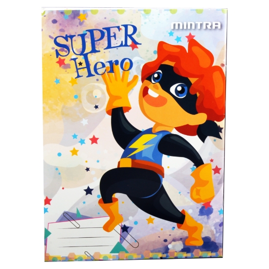 Imagen de كراس مدرسي منترا مسطر 28 ورقة غلاف كوشيه دبوس