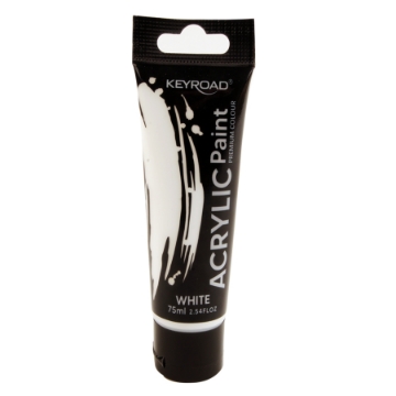 Show details for White Acrylic Paint 75 ml Keyroad KR972203 Picture of White Acrylic Paint 75 ml Keyroad KR972203
