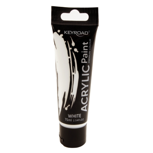 Picture of White Acrylic Paint 75 ml Keyroad KR972203