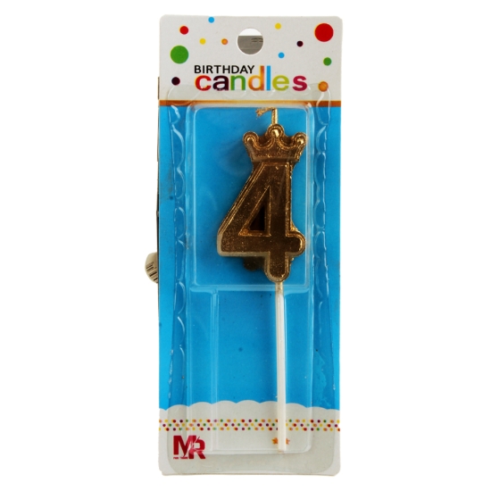 Imagen de Velas de Número Crown