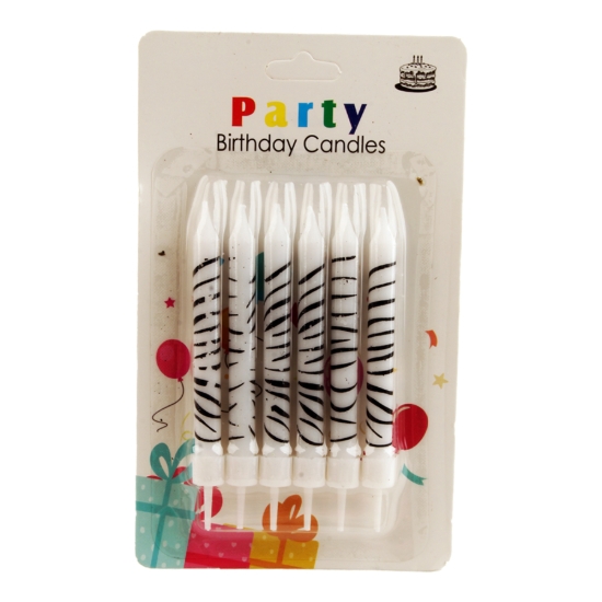 Bild von Bedruckte Kerzen, 6 Stück