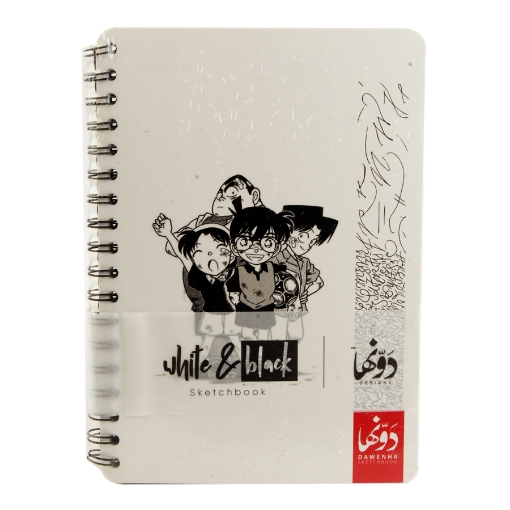 Picture of Wire-bound notebook, size 17 × 24 cm, 48 sheets, Conan